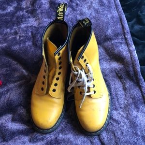 Yellow Dr. Martens
